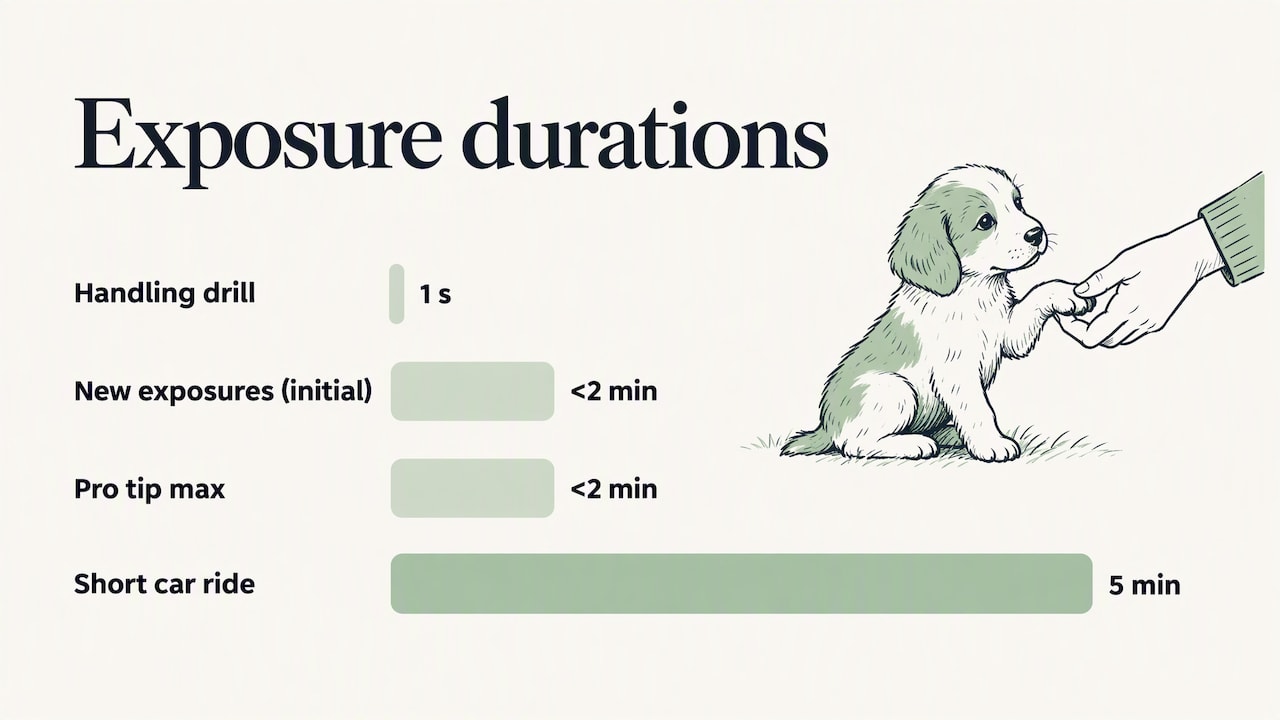 Your week-by-week puppy socialization checklist — overview diagram